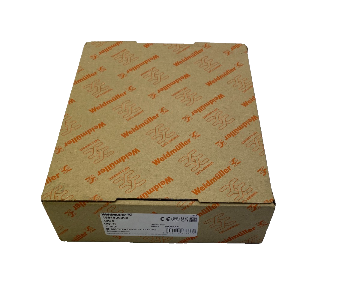 Weidmüller 1991820000 A3C 6 **50 Stück**