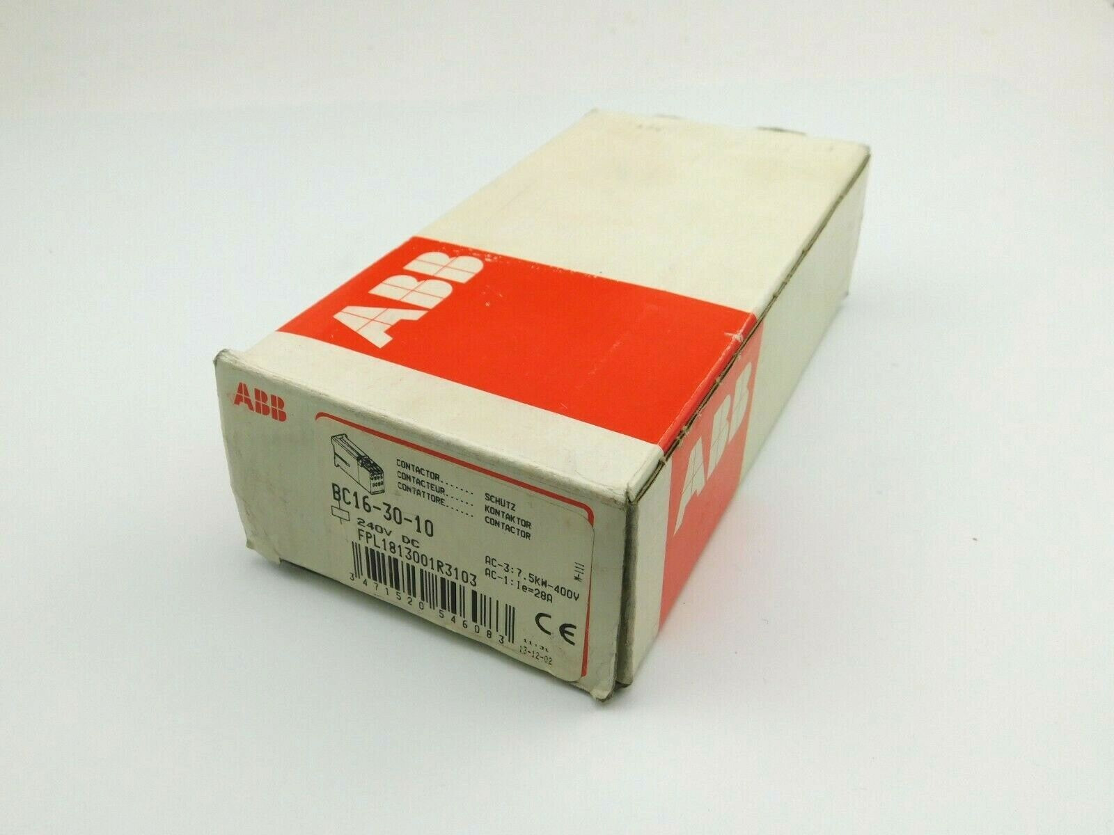 ABB Schütz BC16-30-10 FPL 1813001R3103