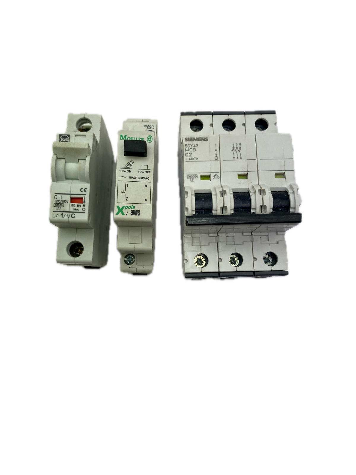 **Posten**.Siemens 5SY43 MC+ Moeller  XPole SSY4302-7 +F&G  L7-1/1/C  Z-SWIS