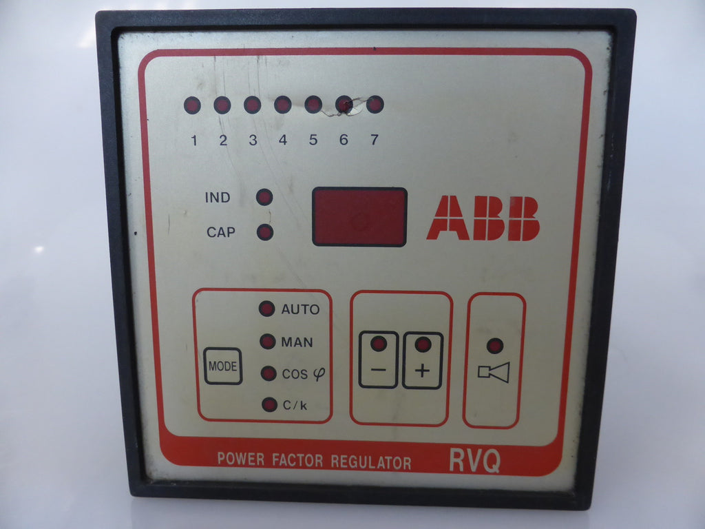 ABB RVQ Power Factor Regulator Blindstromkompensations Regler 7 Stufig 