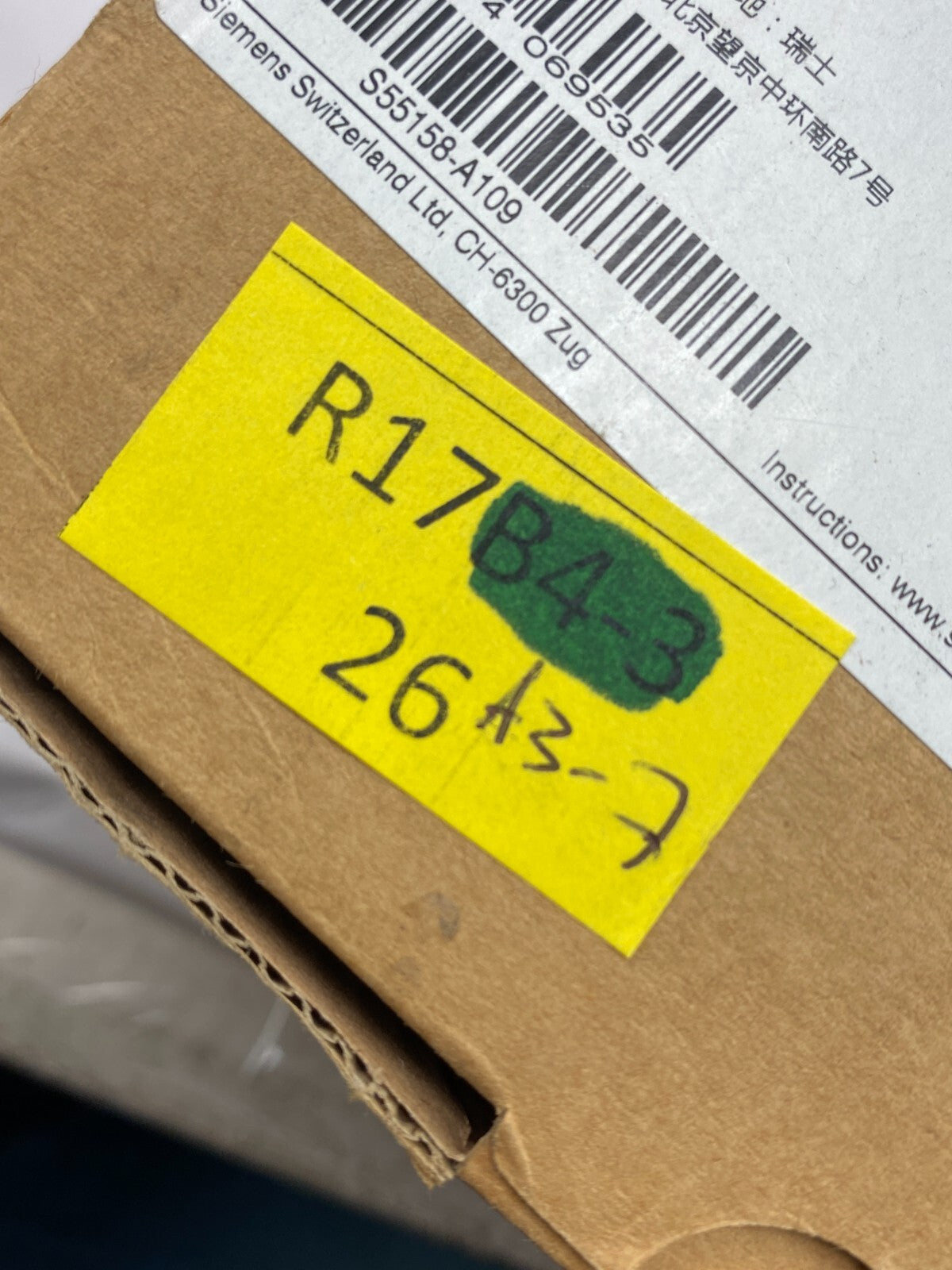 SIEMENS SAS31.53 1PS55158-A109 2PFSC
