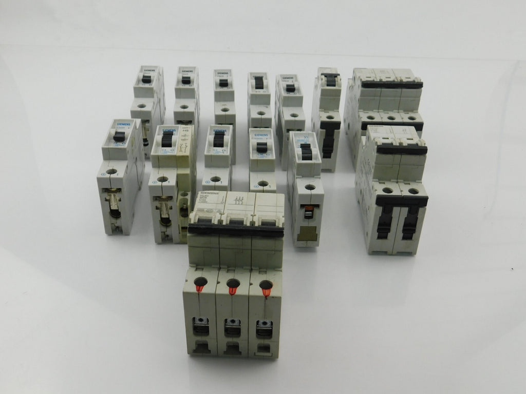 SIEMENS 5SJ63 MCB C63+ 5SX21 C1+ 5SY45 MCB C10 ...... zusammen