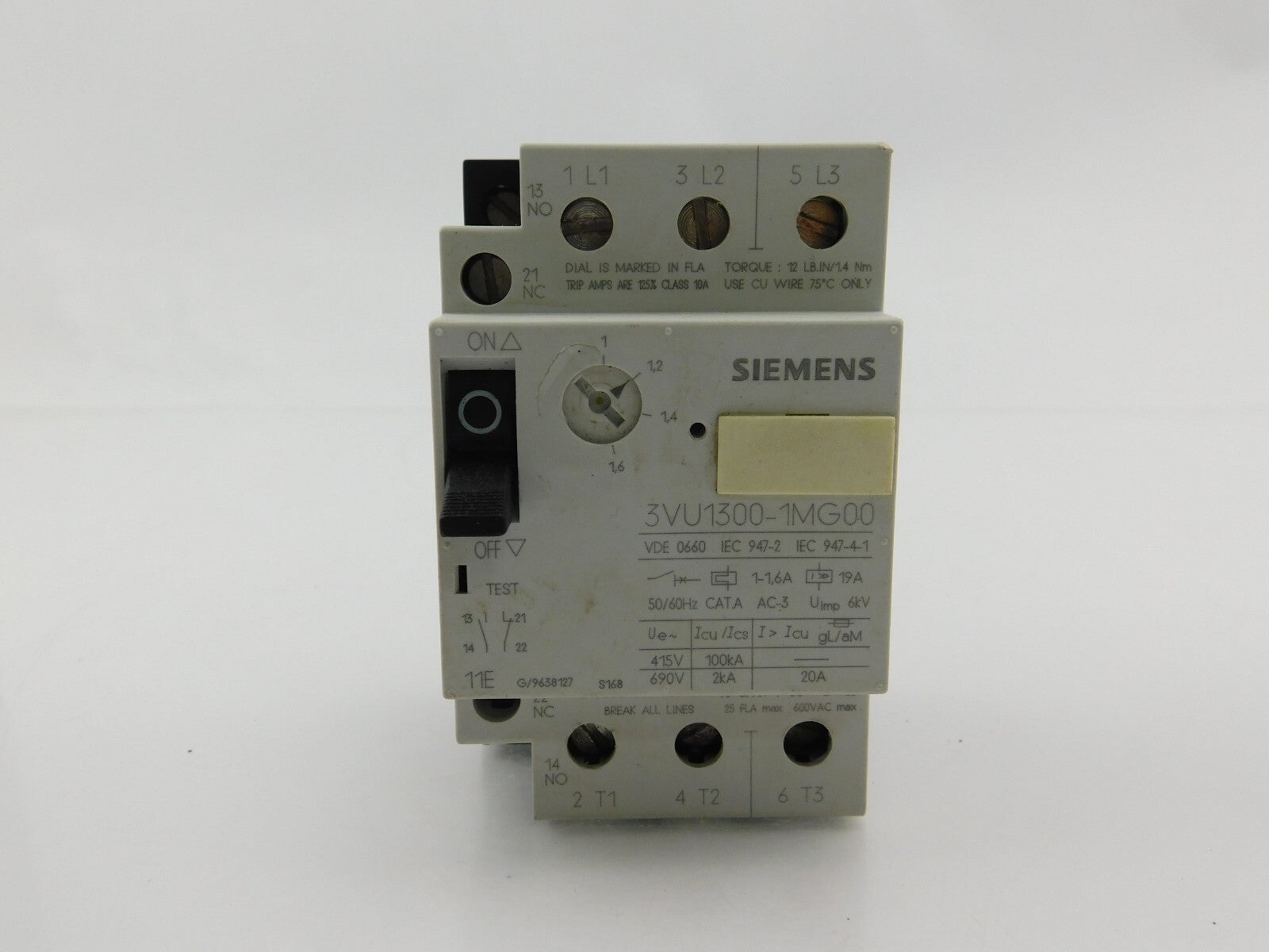 SIEMENS 3VU1300-1MG00 ** 3 Stück**