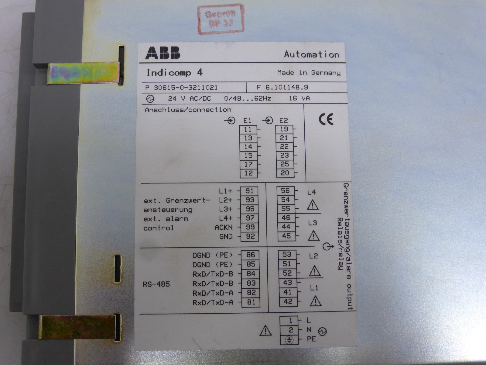 ABB H&B Indicomp 4  P 30615-0-3211021