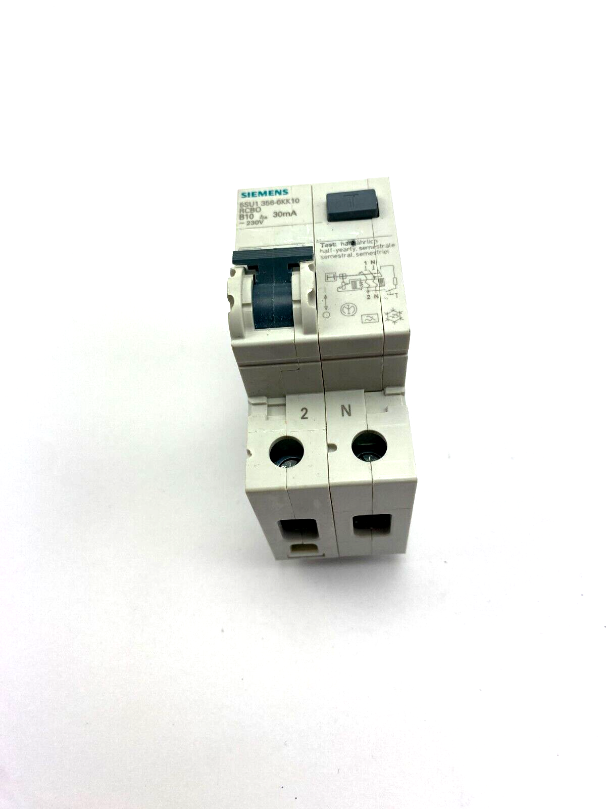 SIEMENS 5SU1 356-6KK10 RCBO B10 30mA 230V