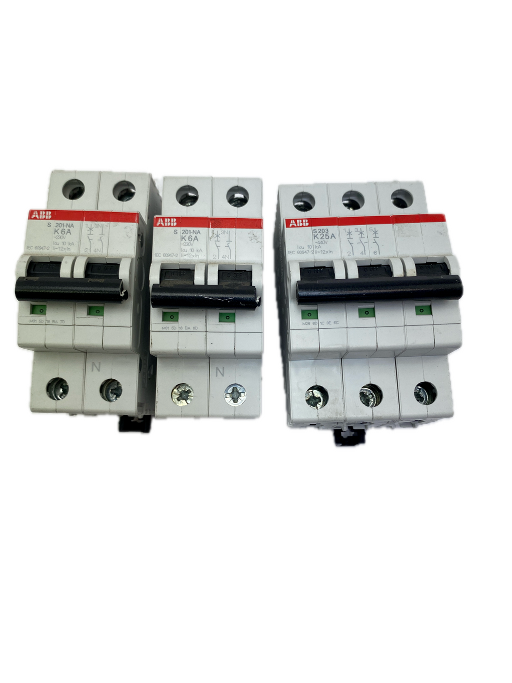 ABB S 201-NA K6A +S 203 K25A