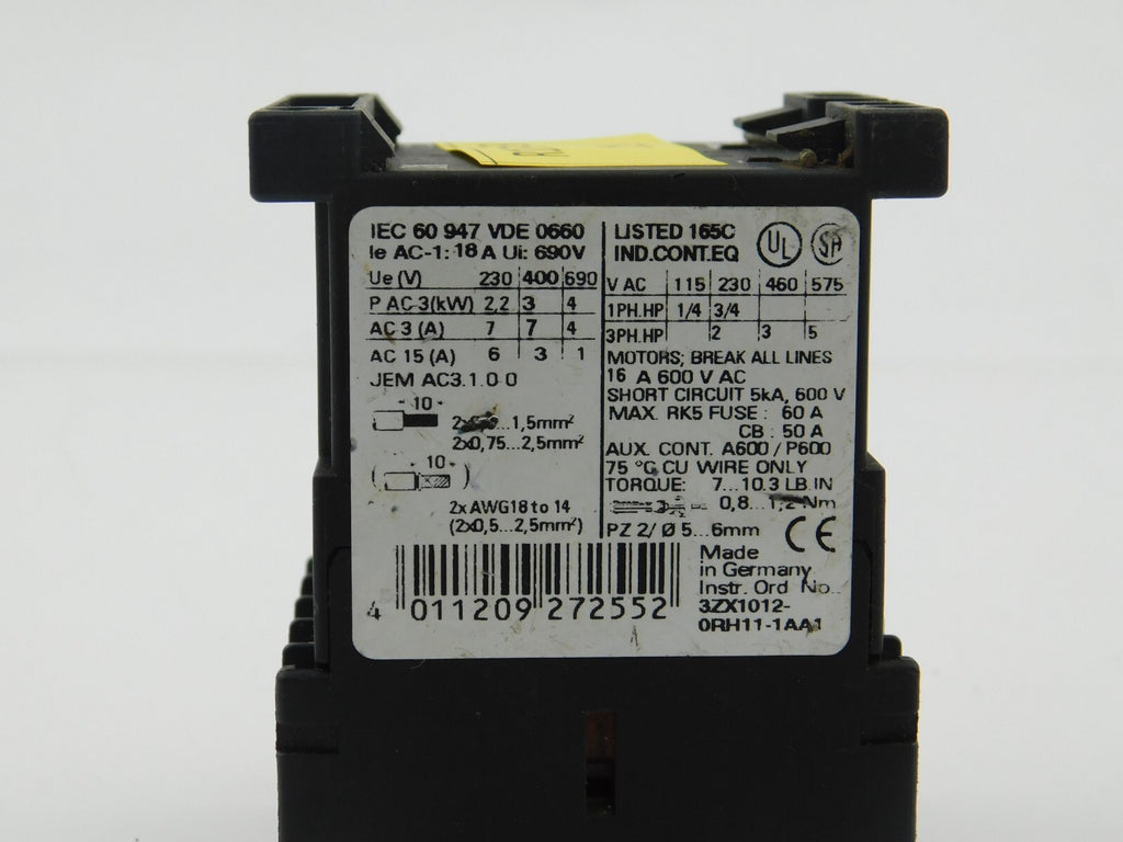 SIEMENS SIRUS 01 3RT1015-1BB42