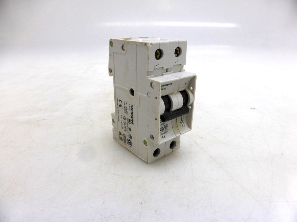 Siemens 5SX22 C16 Leitungsschutzschalter 2-polig ~400V