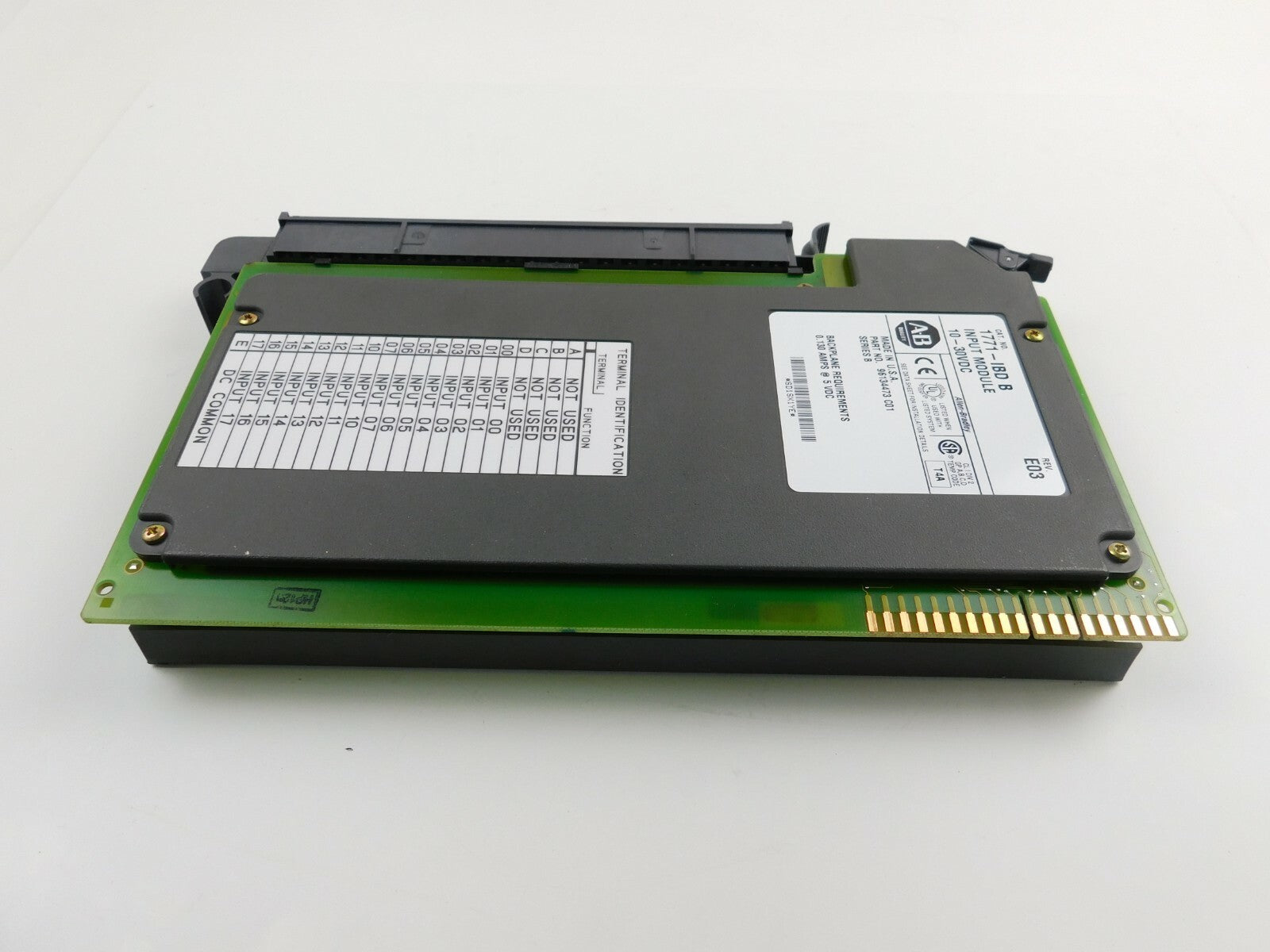 Allen Bradley CAT.NO.1771-IBD  B INPUT MODULE 10-30 VDC