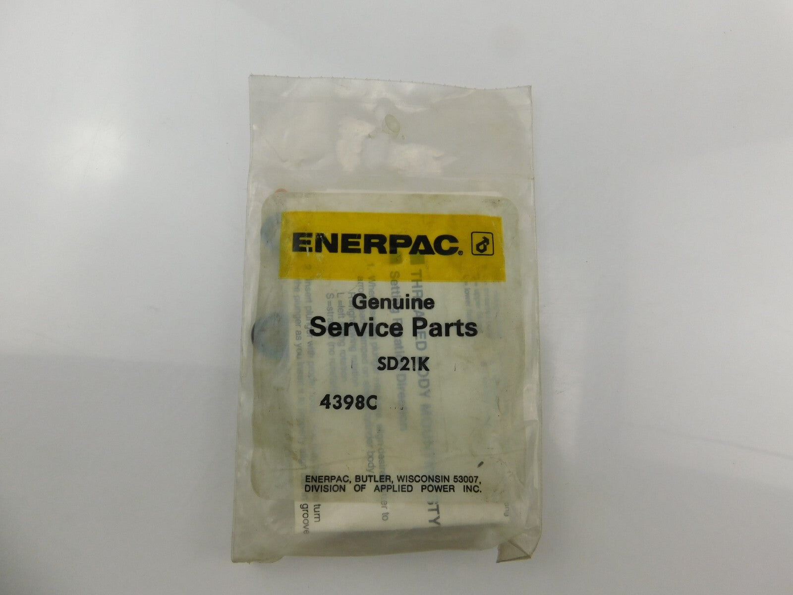 ENERPAC Genuine Service Parts SD21K 4398C
