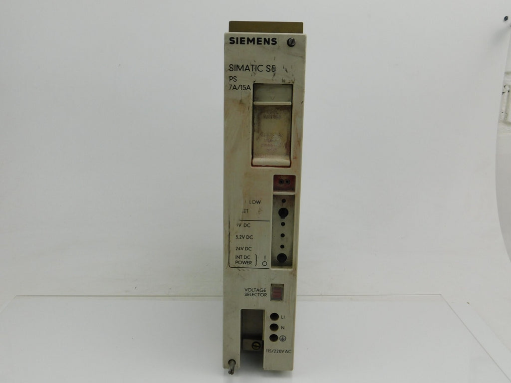 SIEMENS Modular Power Supply SIMATIC S5 PS 7A/15A 41752