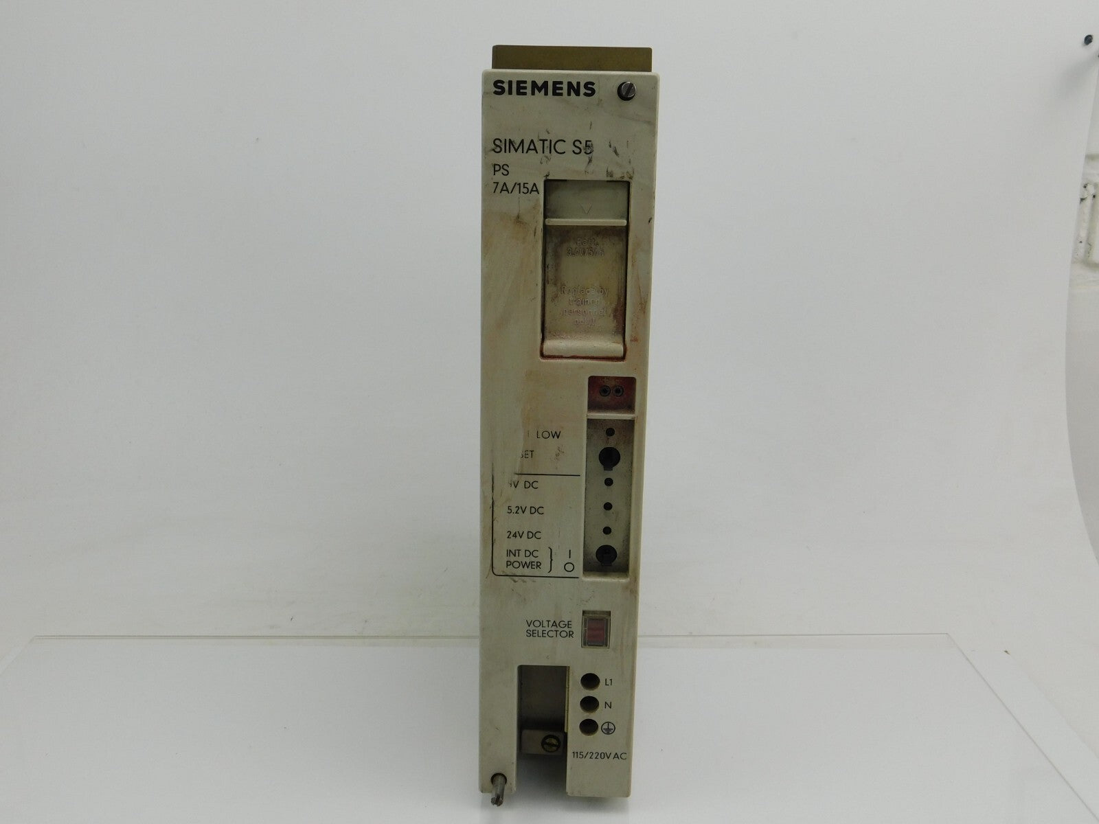 SIEMENS Modular Power Supply SIMATIC S5 PS 7A/15A 41752