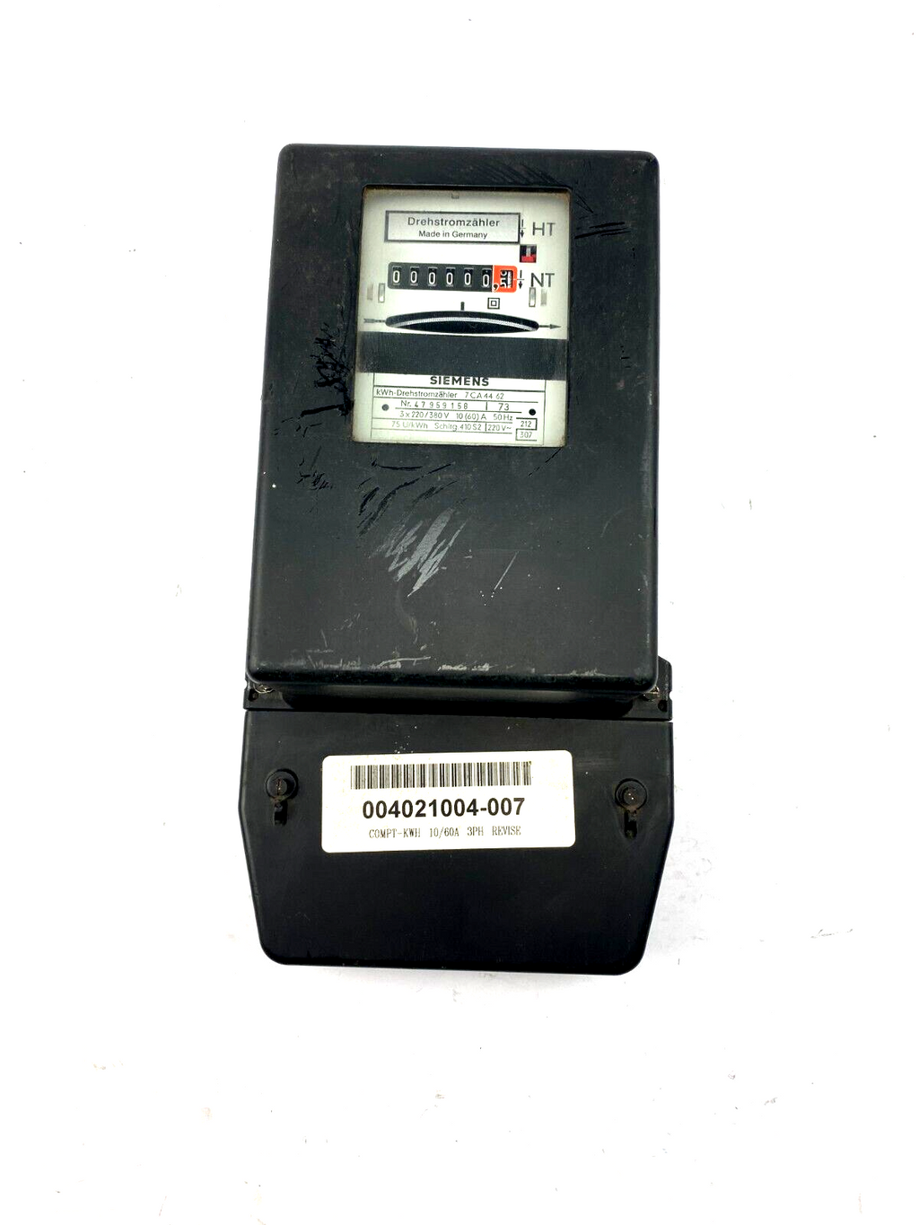SIEMENS kWh-Drehstromzähler 7CA4462