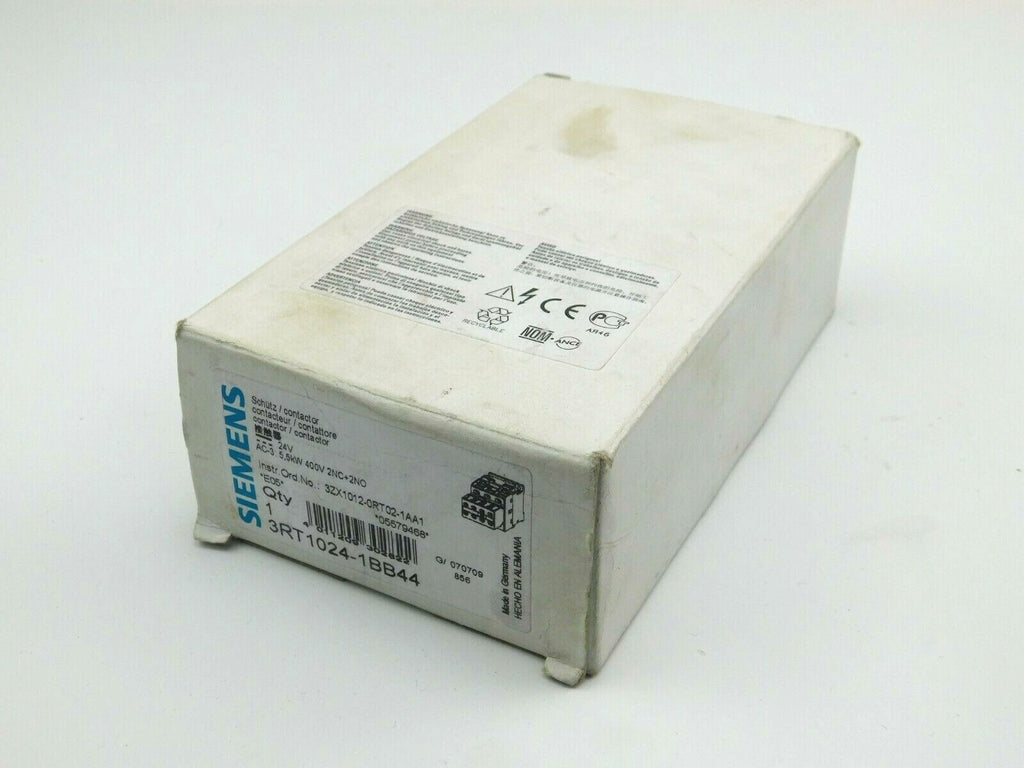 SIEMENS Schütz 3RT1024-1BB44 24 V 