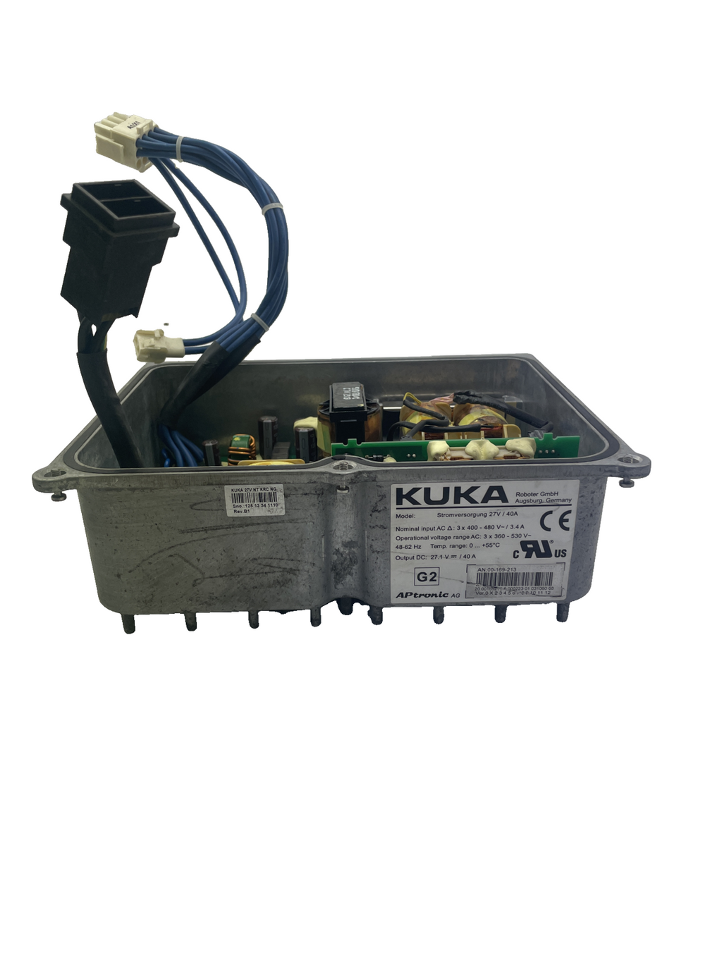 Kuka Stromversorgung 27V / 40A Netzteil (AN: 00-169-213) 27V NT KRC NG