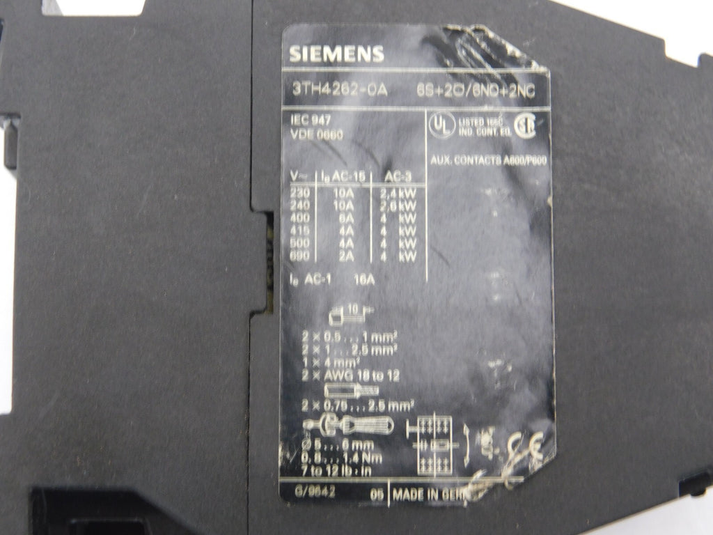 SIEMENS 3TH4262-0A