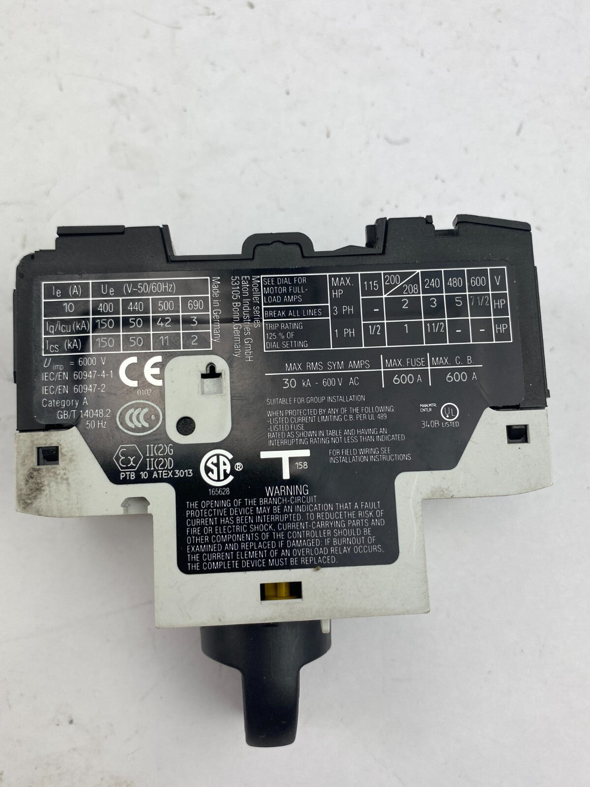 EATON PKZM0-10 XTPR010BC1 10A