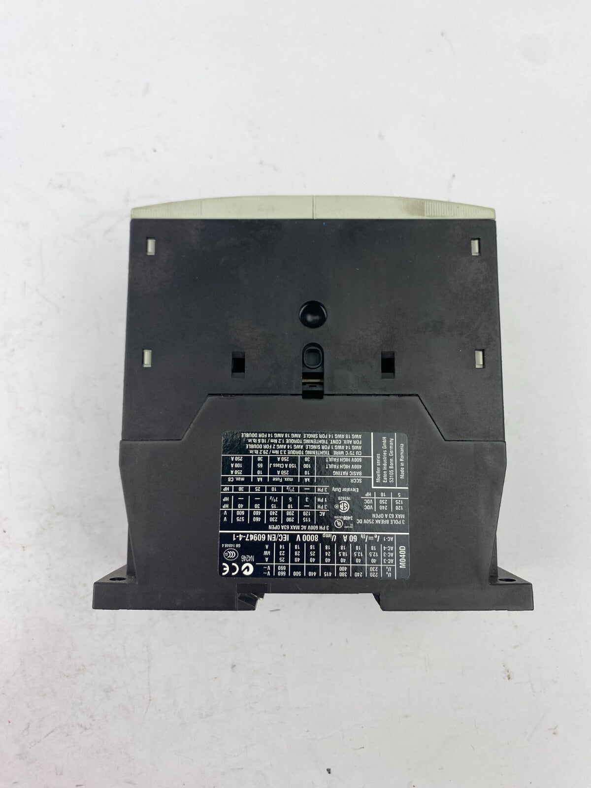 EATON DIL M40 XTCE040D 60A 8000V