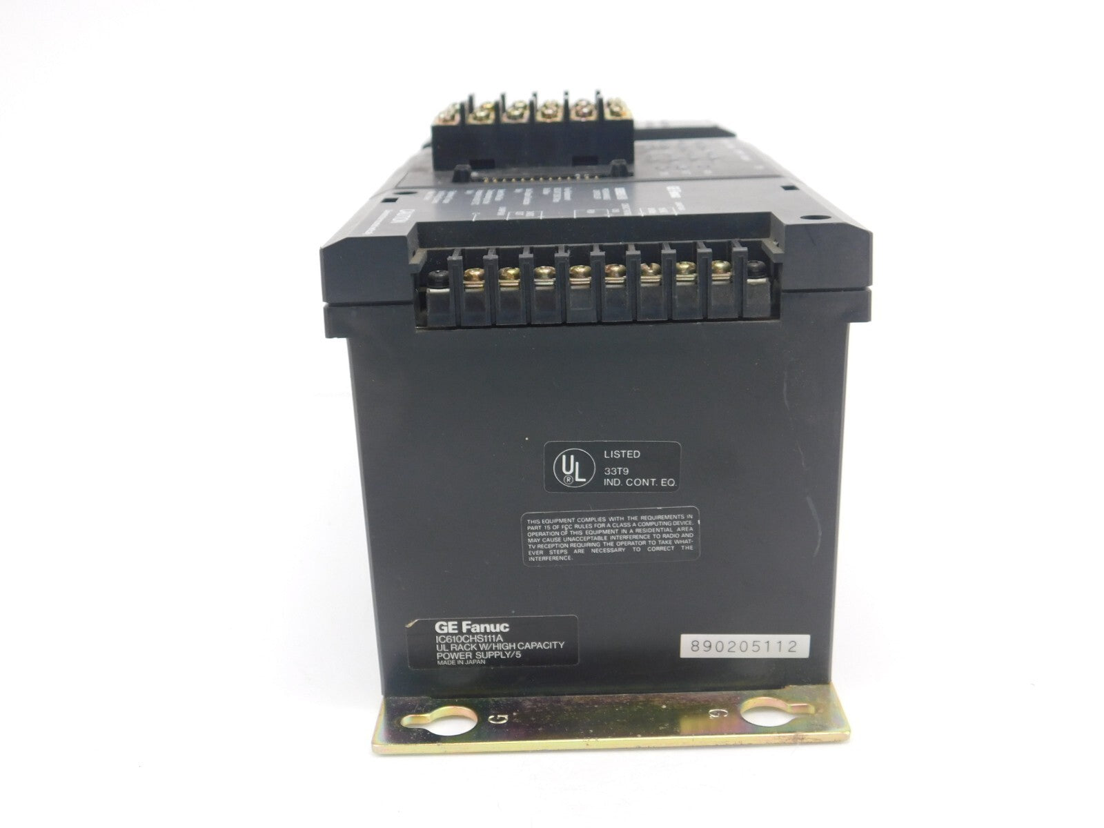 GE FANUC SERIES ONE PROGRAMABLECONTROLLER IC610MDL124A i/O simulator module
