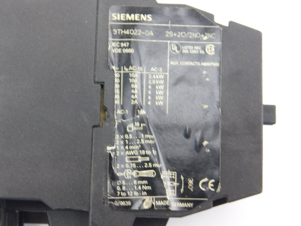 SIEMENS 3TH4022-0A