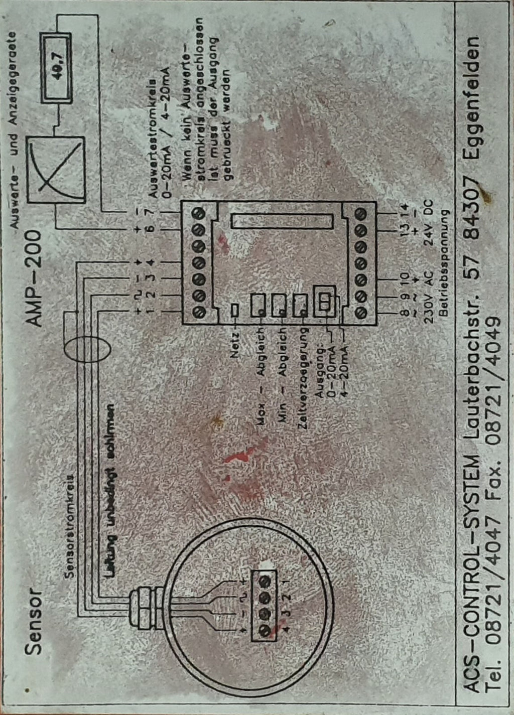 ACS-Control-System Hydrocont Abgleichmodul AMP-200