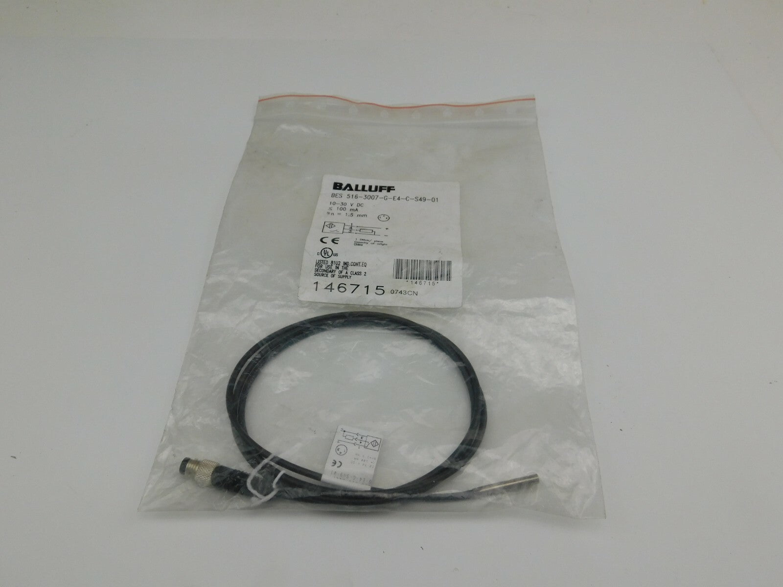 BALLUFF Sensor BES 516-3007-G E4-C-S49-01 146715