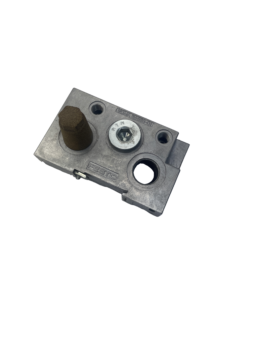 Festo NEV-01-VDMA (161 104) Anschlussplatte VDMA 24563-01 mit Schalldämpfer