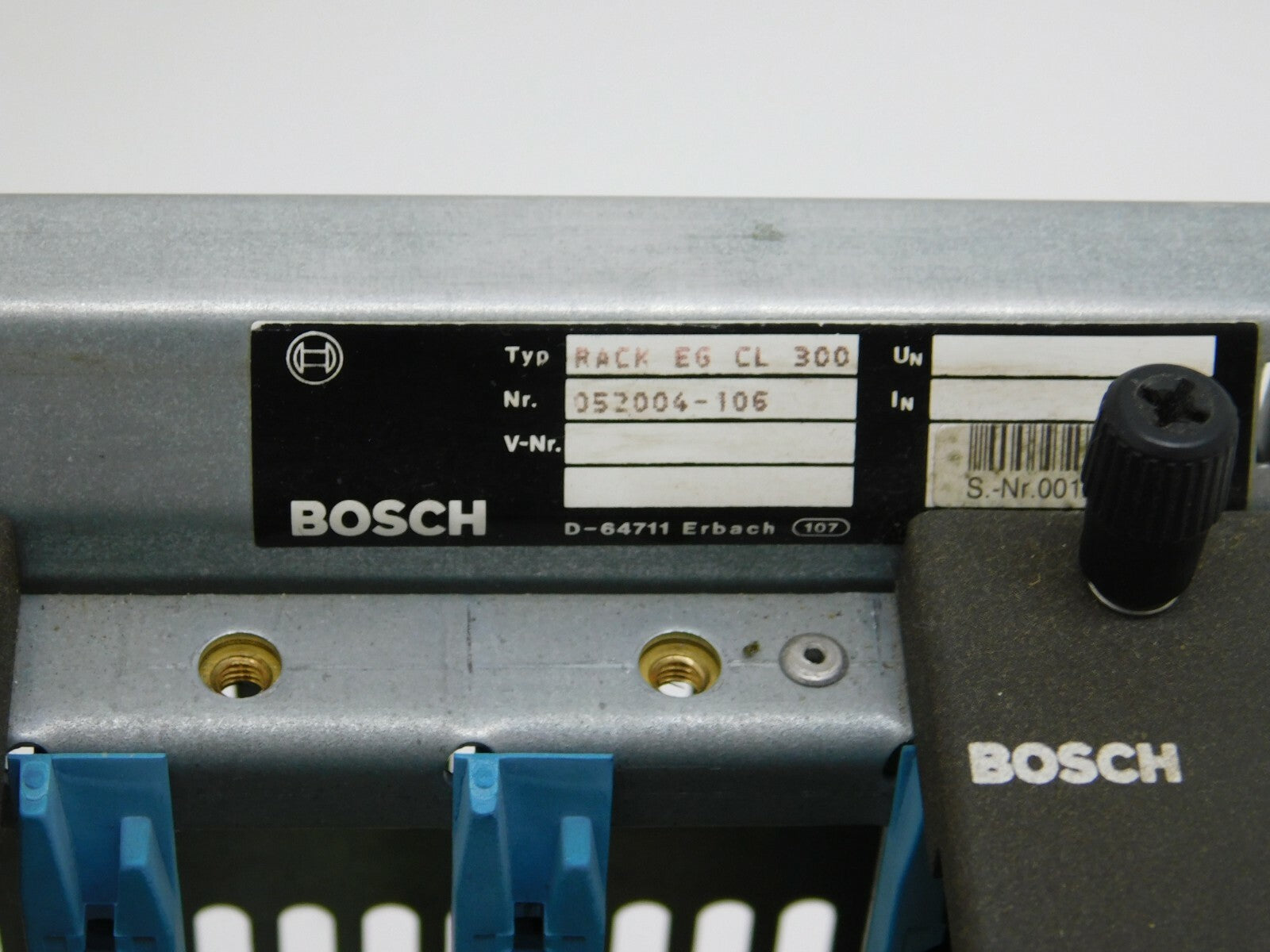 BOSCH 052004-106 RACK EG CL 300 070054152-101 1070038998-303
