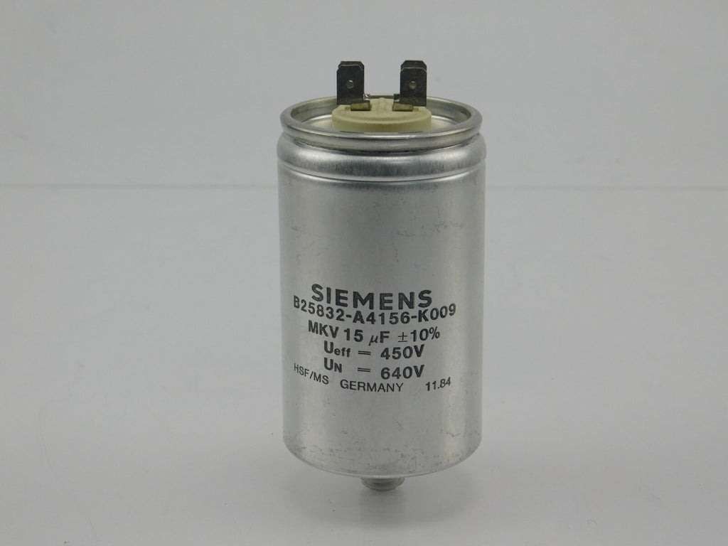 Siemens B25832-A4156-K009 MKV 15µF +-10% Ueff 450V Un 640V