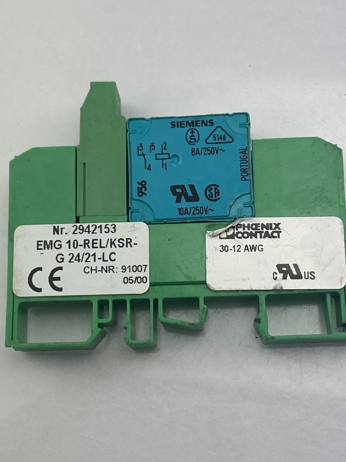PHOENIX CONTACT 30-12 AWG+SIEMENS V23057 **7 Stück**