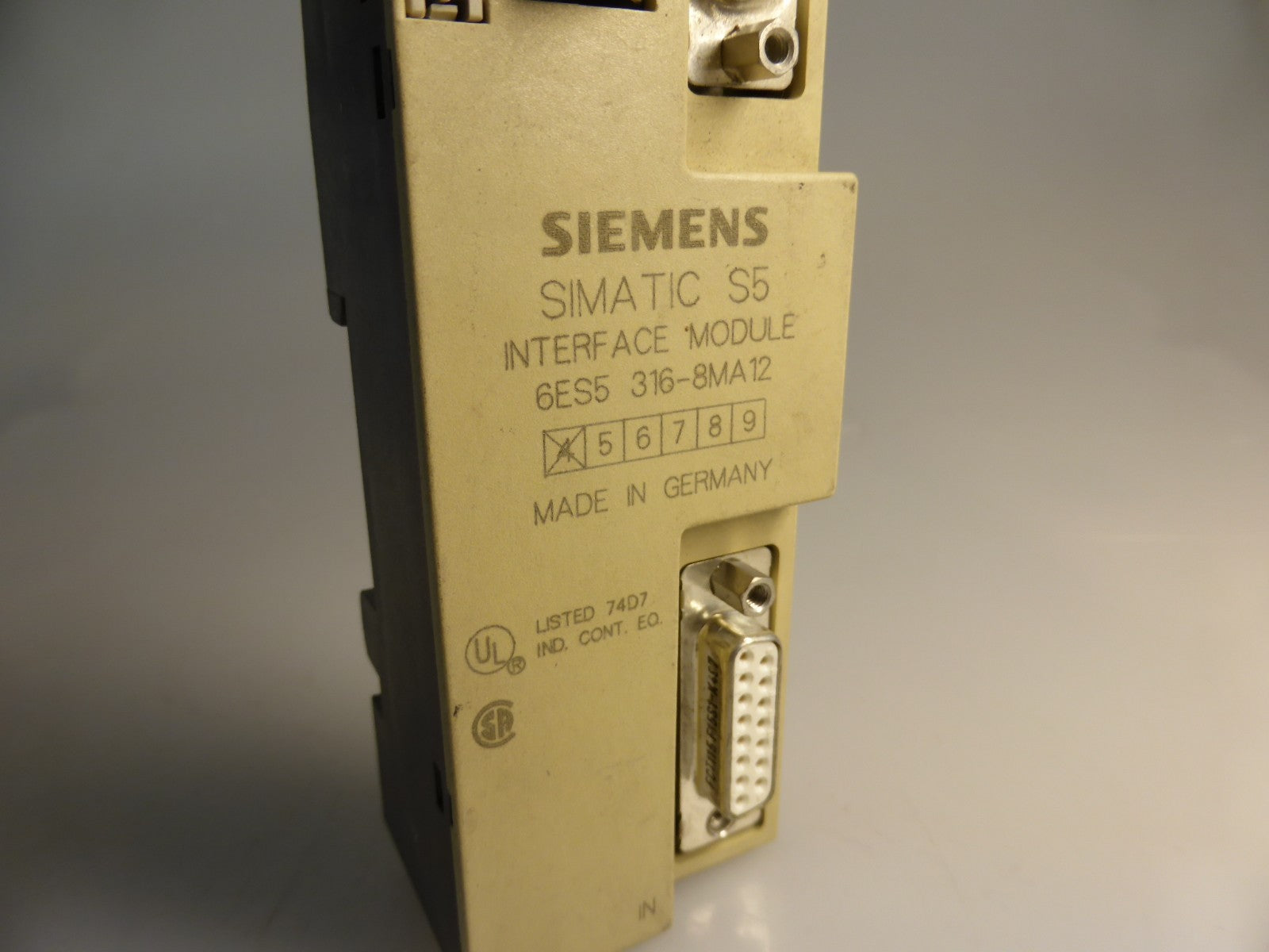 Siemens   SIMATIC S5   Interface Module   6ES5 316-8MA 12   E-Stand: 04