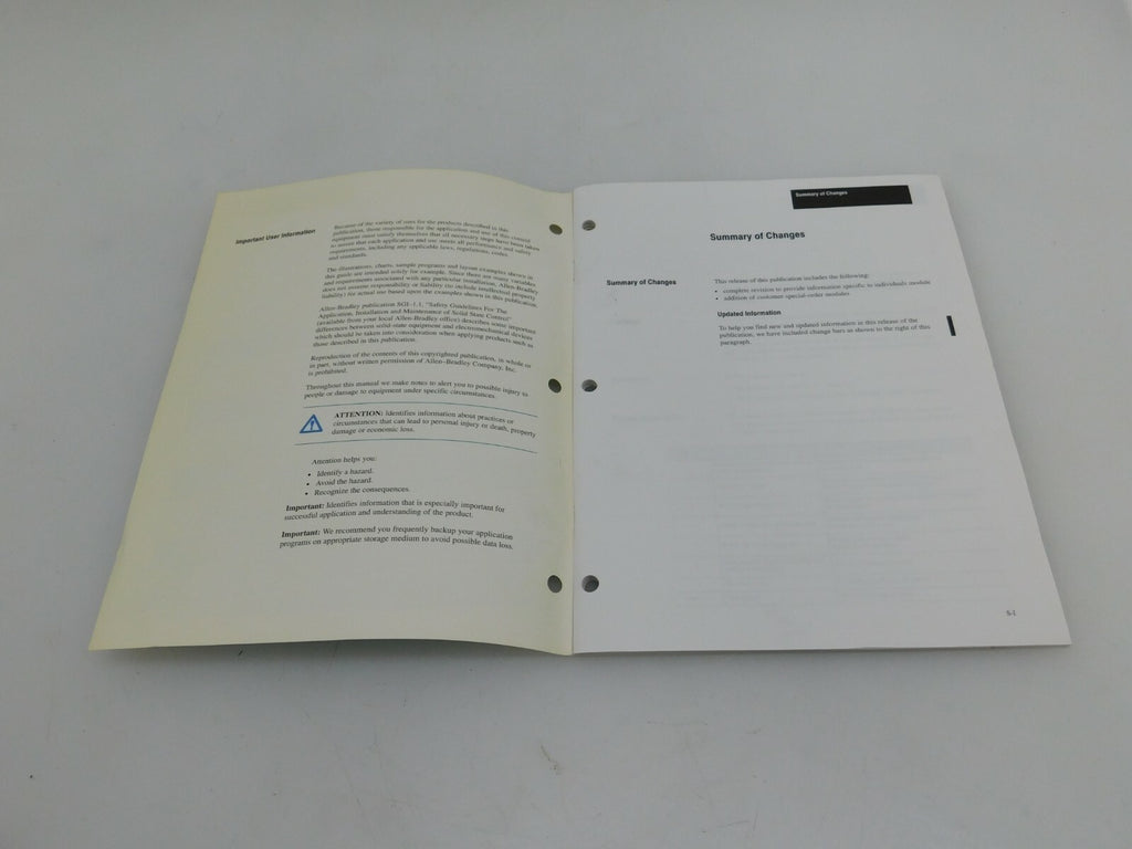 Handbuch ALLEN-BRADLEY Remote O/I Adabter Module 1771-ASB Series D ** 4 Stück **