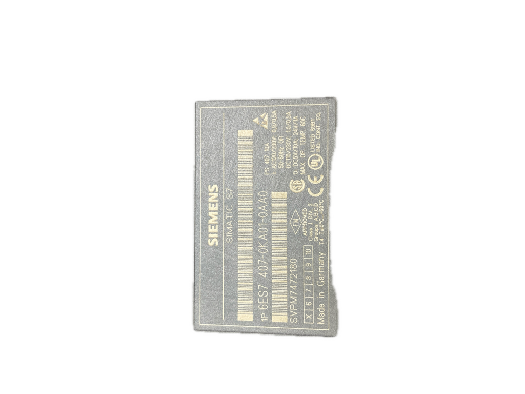 SIEMENS SIMATIC S7 6ES7 407-0KA01-0AA0...Defekt