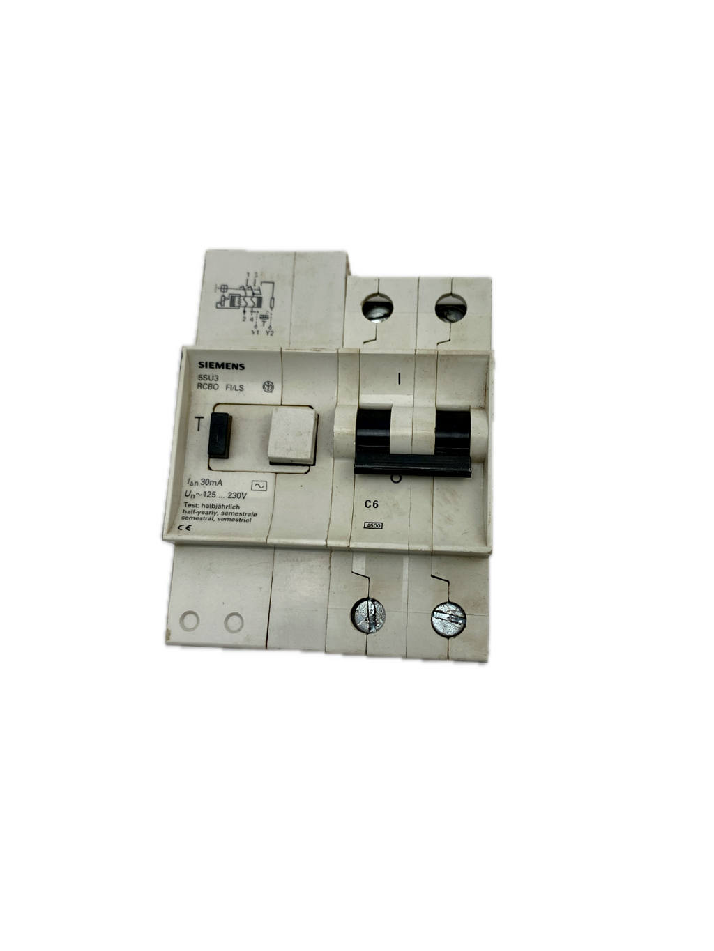 SIEMENS 5SU3 RCBO FI/LS 30mA 125....230V