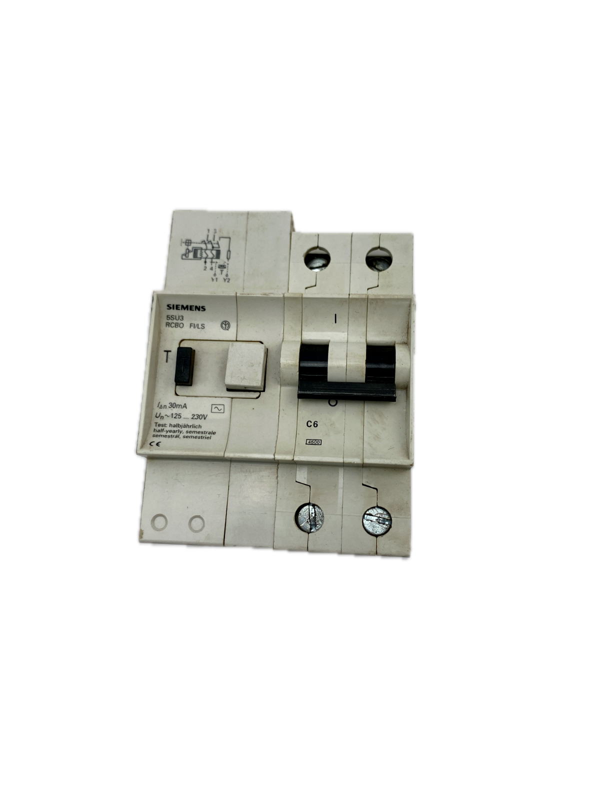 SIEMENS 5SU3 RCBO FI/LS 30mA 125....230V