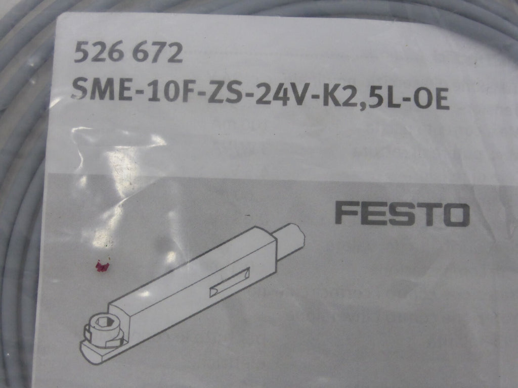 FESTO Sensor 526672 SME-10F-ZS-2V-K2,5L-OE