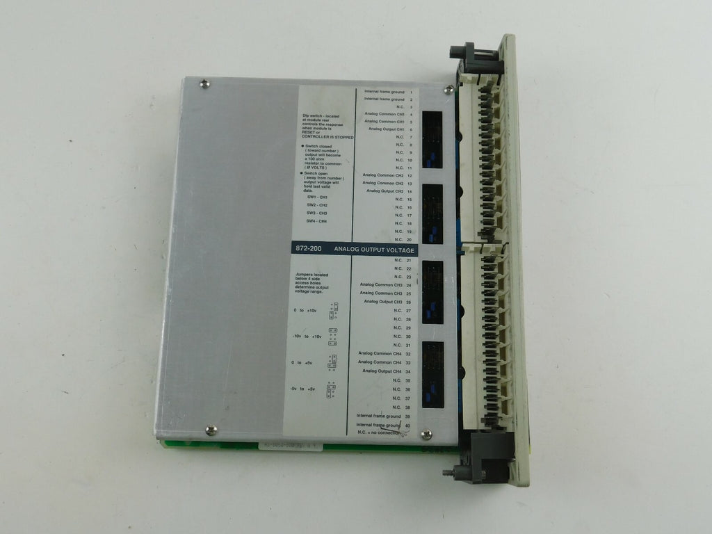 AEG Modicon  AS-B872-200 Analog Voltage Output 