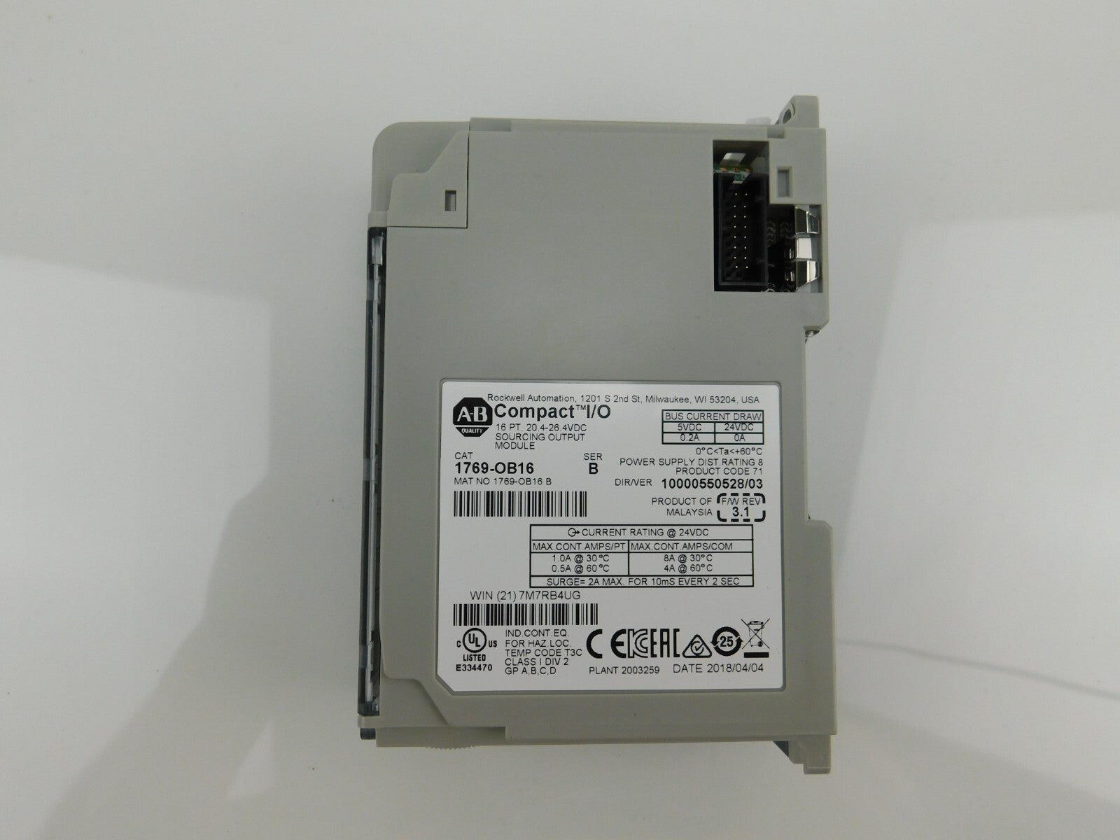 ALLEN BRADLEY 1769-OB16
