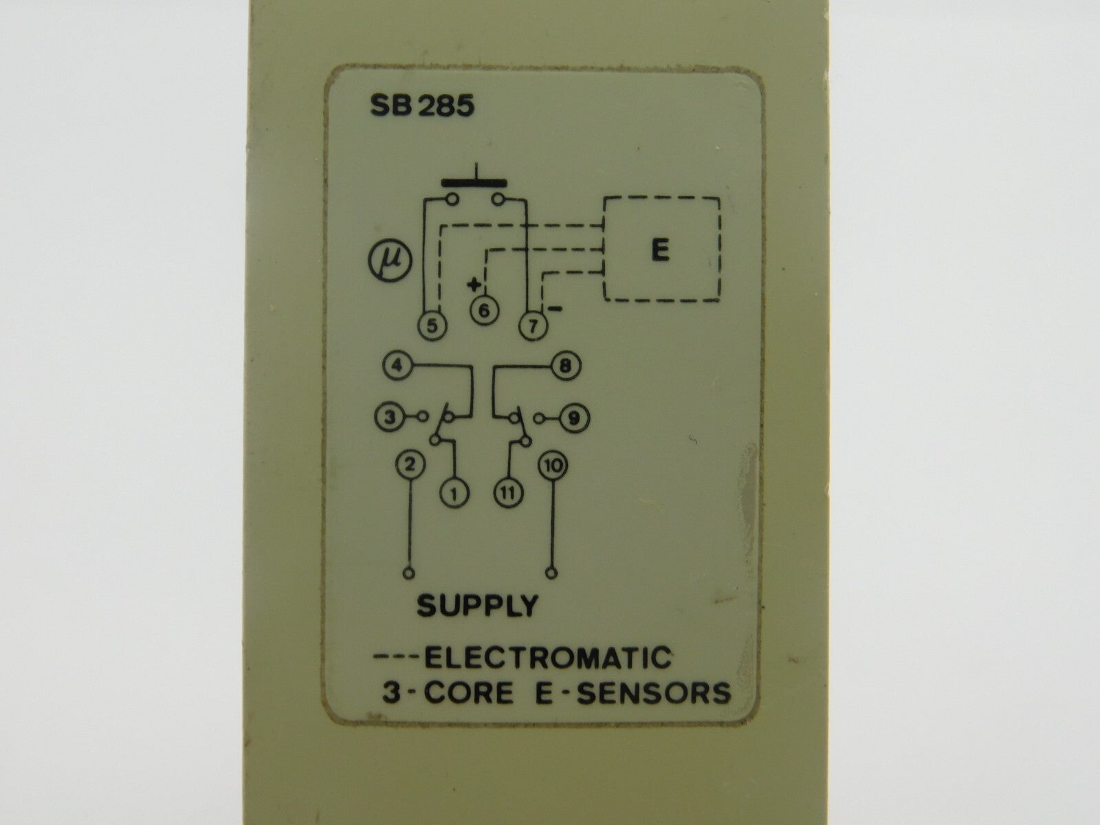 ELECTROMATIC SB 285 3-CORE E-SENSORS