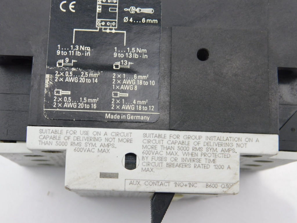SIEMENS Leistungsschalter 3VU1300-1MD00