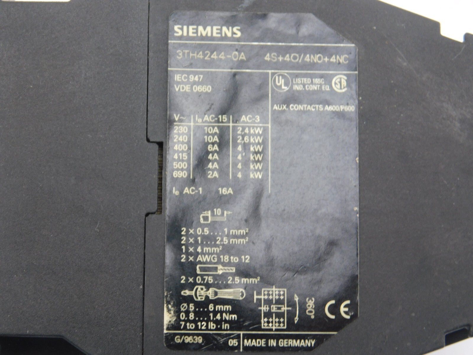 SIEMENS 3TH4244-0A