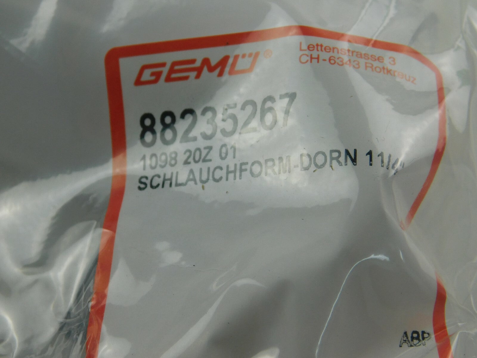 Gemü Schlauchform Dorn 1098 20Z01  1 1/4"