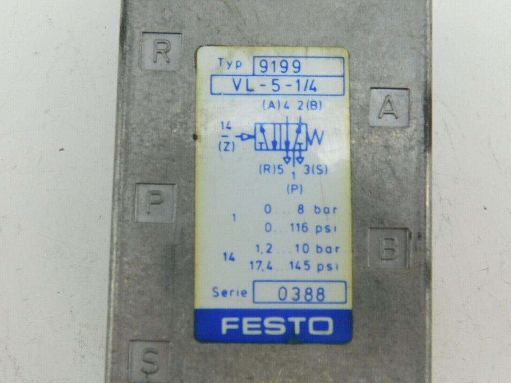 Festo 9199 VL-5-1/4