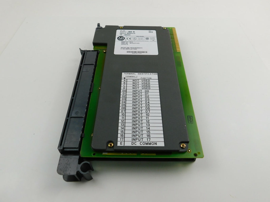 Allen Bradley CAT.NO.1771-IBD  B INPUT MODULE 10-30 VDC