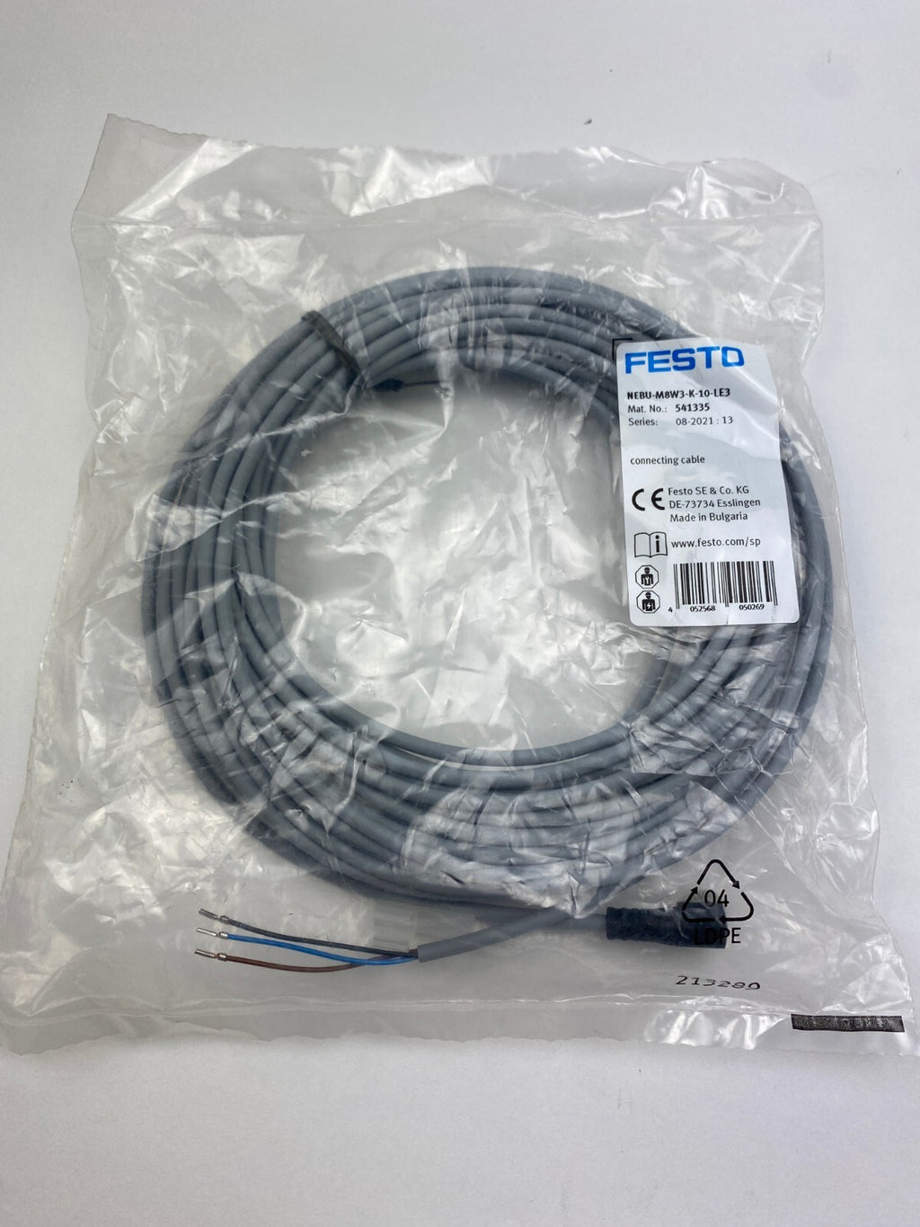 FESTO NEBU-M8W3-K-10-LE3 541335