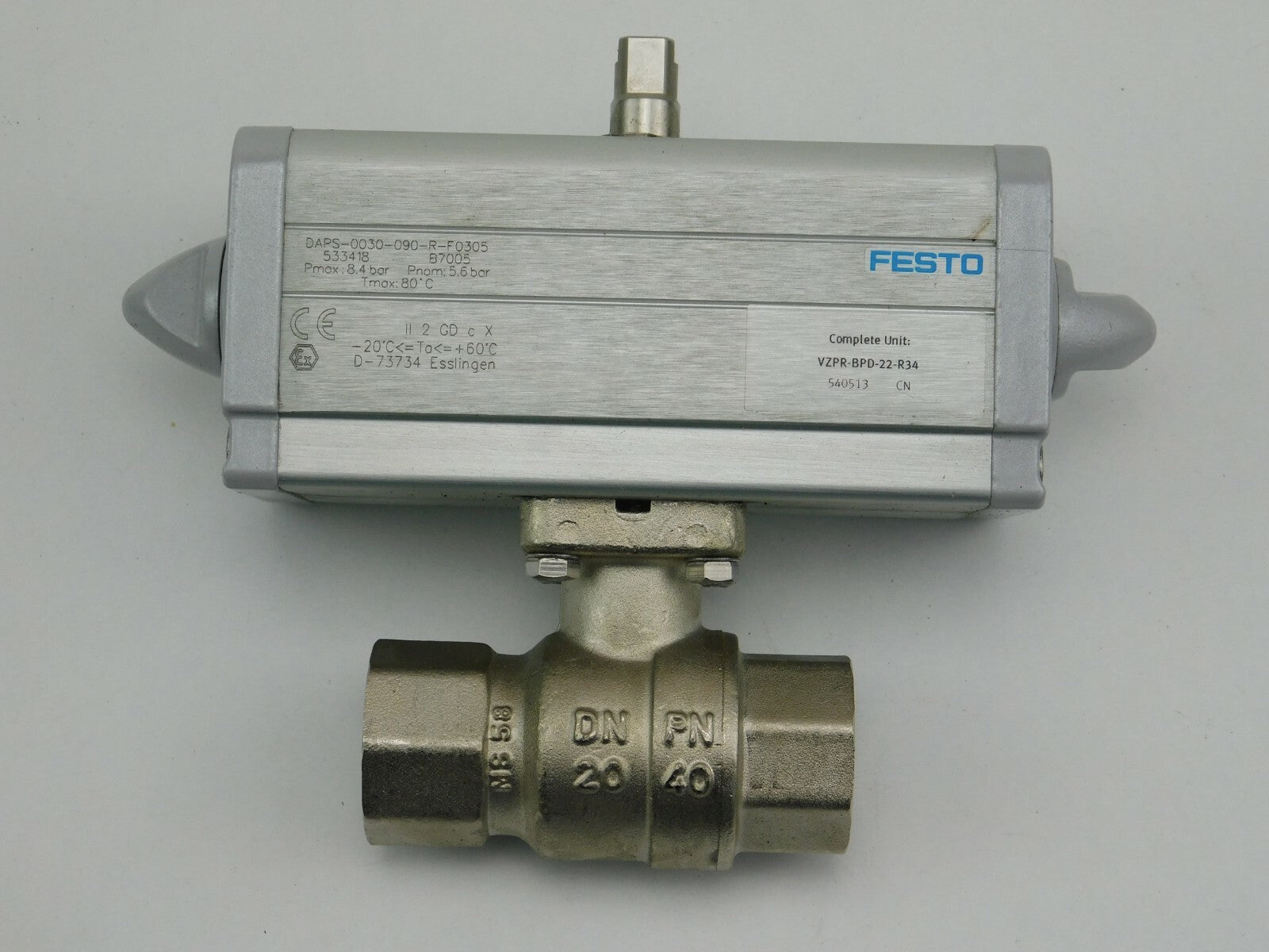 FESTO VZPR-BPD-22-R34 540513 Kugelhahn-Antriebseinheit