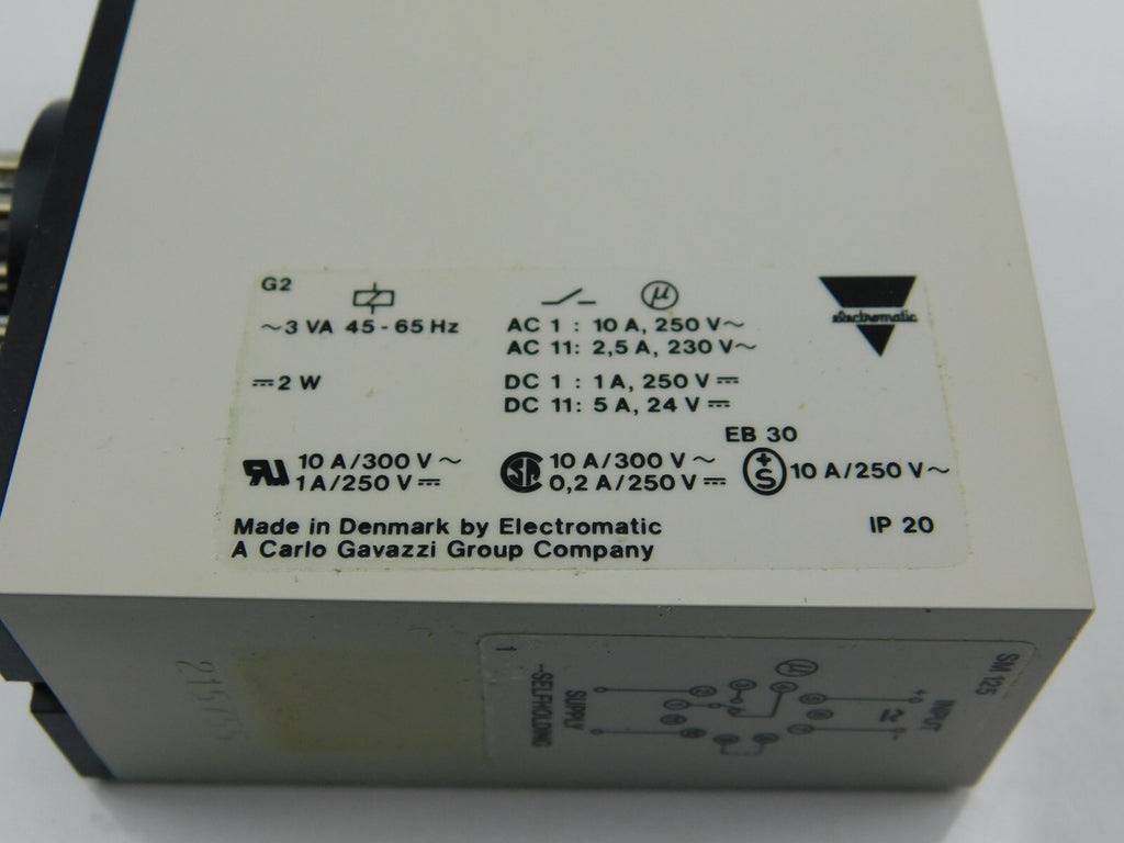 Carlo Gavazzi SM 125 115 Range 50-500 V 115V~ 50/60 H