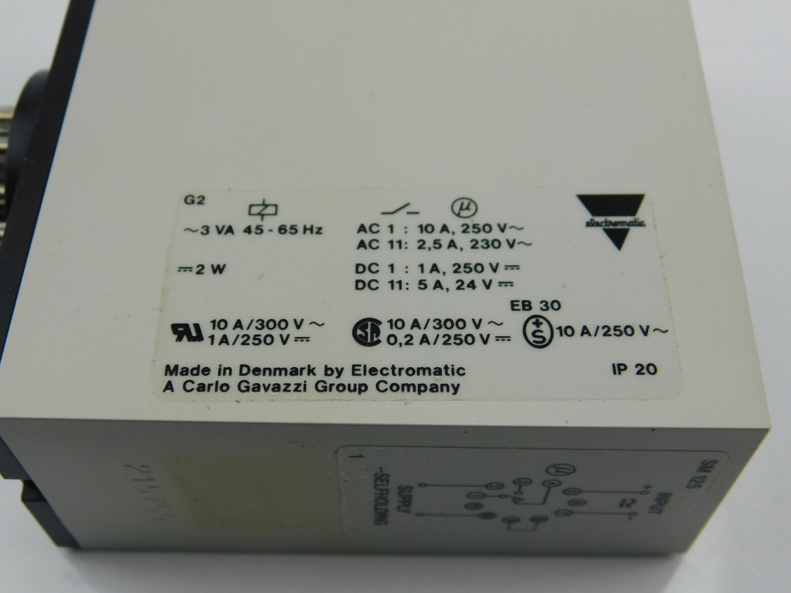 Carlo Gavazzi SM 125 115 Range 50-500 V 115V~ 50/60 H