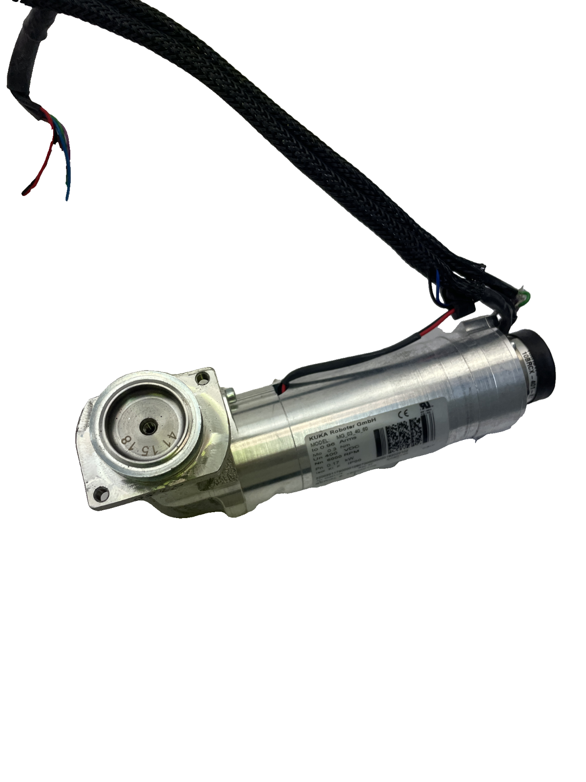 Kuka MG_03_40_60 Servomotor 0.17 kW 6000 rpm (AN: 00201179)