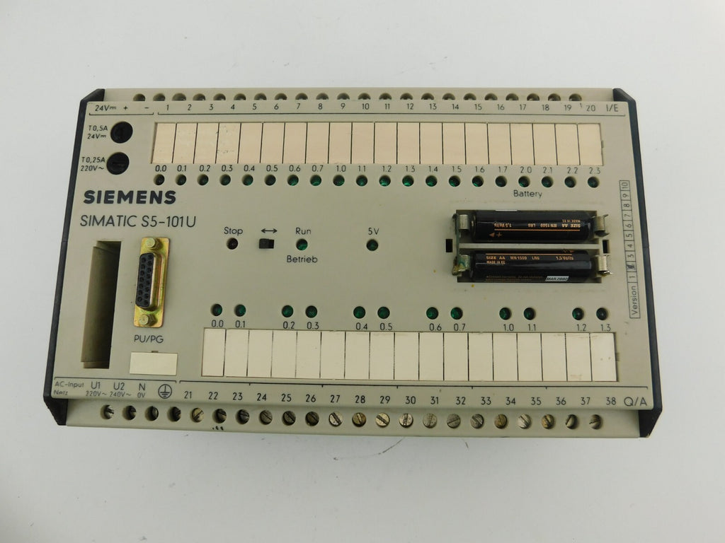 Siemens Simatic s5-101u 6es5 101-8ua11